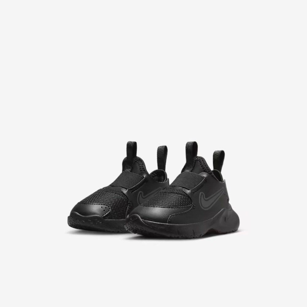 Nike Toddler Flex Runner Black Slip-On Shoes